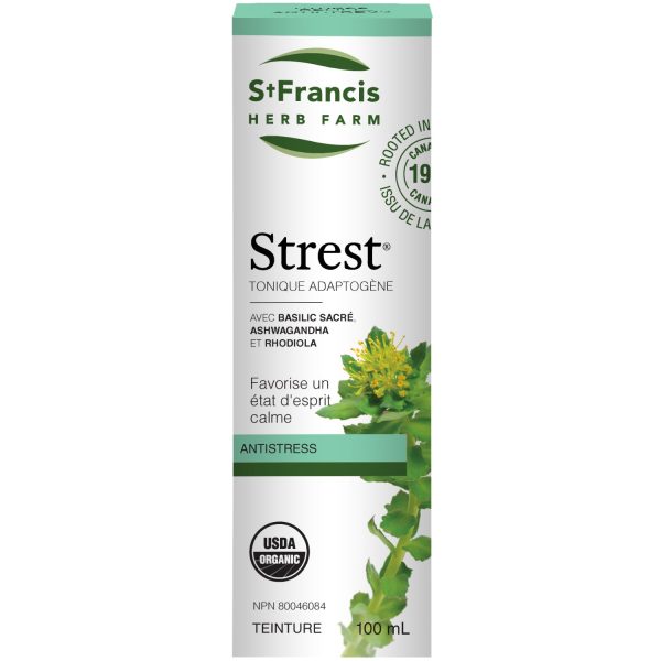 St Francis Herb Farm Strest Adaptogenic Tonic Tincture Supply