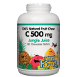 Vitamin C 500 mg 100% Natural Fruit Chew, Jungle Juice Chewable Wafers Online now