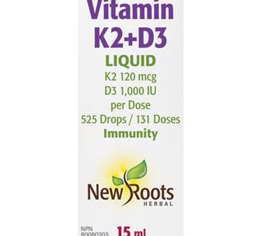 New Roots Vitamin K2+D3 Hot on Sale