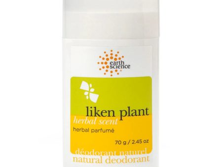 Earth Science Liken Plant Herbal Scent Deodorant Discount