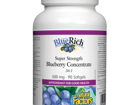 BlueRich® Super Strength Blueberry Concentrate 500 mg Softgels For Discount