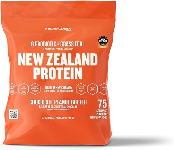 Probiotic Grass Fed New Zealand Whey Protein Chocolate Peanut Butter For Sale