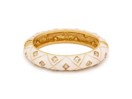 Crystal Diamonds Bangle Bracelet For Discount