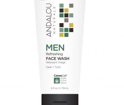 Andalou Naturals CannaCell® Men Refreshing Face Wash Cheap