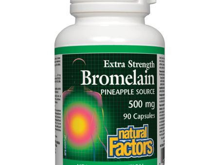 Bromelain Extra Strength, Pineapple Source 500 mg Capsules Online now