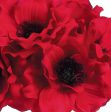 12” Silk Red Anemone Bouquet (FSA052-RED) Online Sale