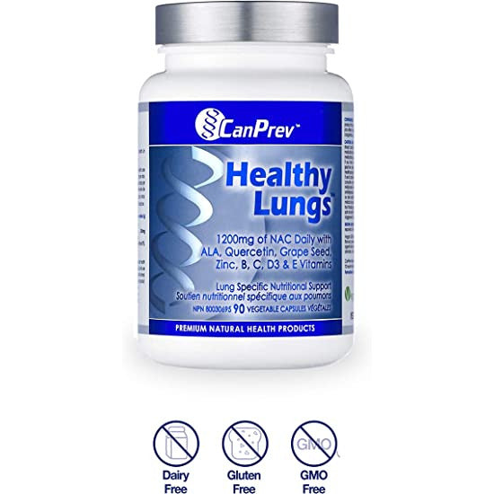 Canprev Healthy Lungs Vegetarian Capsules Hot on Sale