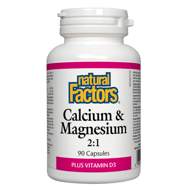 Calcium & Magnesium 2:1 Plus Vitamin D3  Capsules on Sale