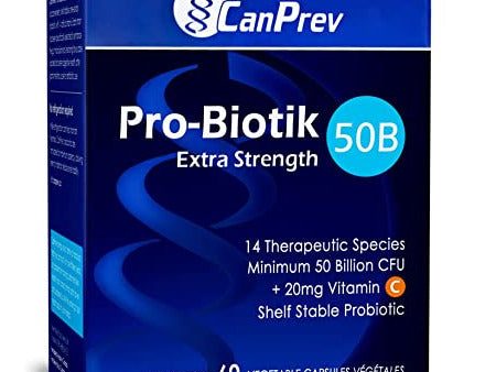 Canprev Pro-Biotik 50B Extra Strength Vegetarian Capsules Cheap