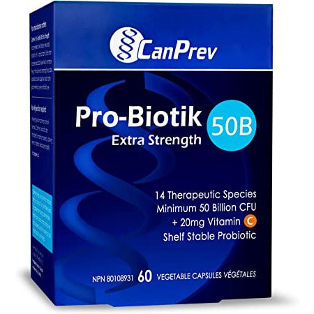 Canprev Pro-Biotik 50B Extra Strength Vegetarian Capsules Cheap