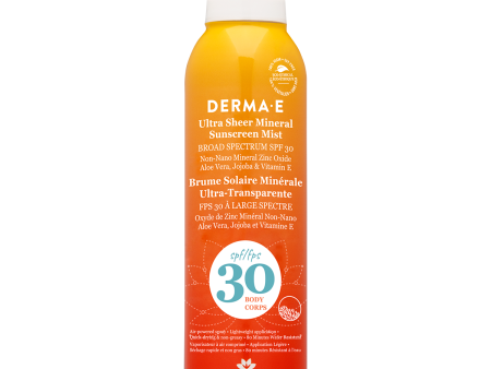 Derma-E Ultra Sheer Mineral Sunscreen Mist SPF 30 on Sale