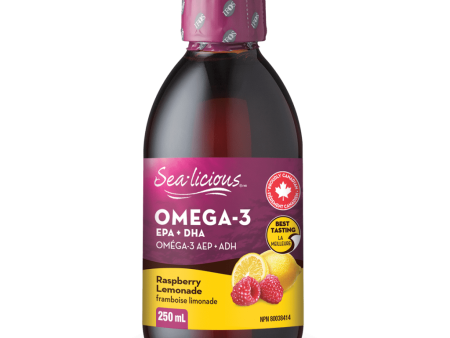 Omega-3 EPA + DHA, Raspberry Lemonade, Sea-licious Liquid on Sale