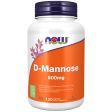 NOW® Supplements D-Mannose 500mg Supply