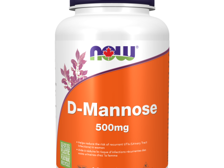 NOW® Supplements D-Mannose 500mg Supply