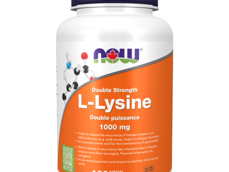 NOW® Supplements L-Lysine 1000mg Supply