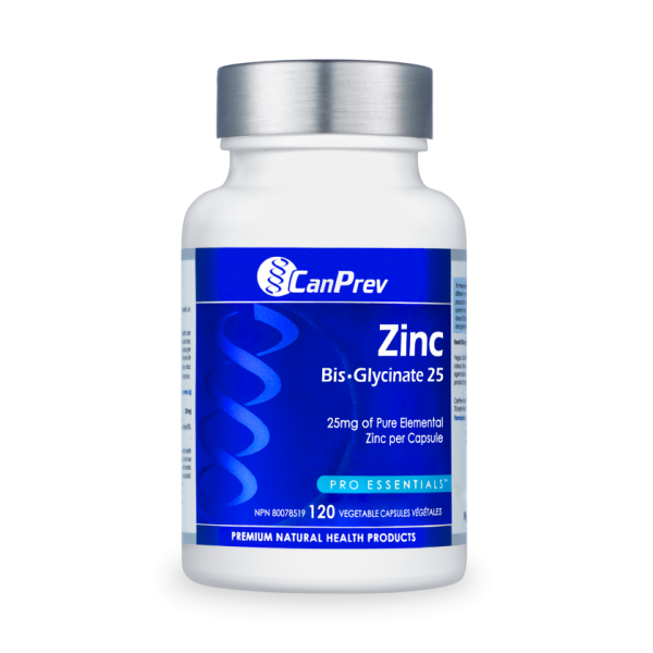 Canprev Zinc Bisglycinate 25, Pro Essentials Vegetarian Capsules Online Sale