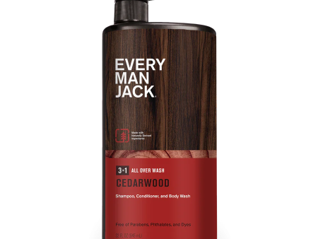 Every Man Jack 3-in-1 Cedarwood All Over Wash Supply