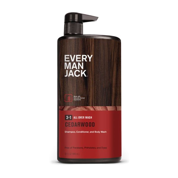 Every Man Jack 3-in-1 Cedarwood All Over Wash Supply