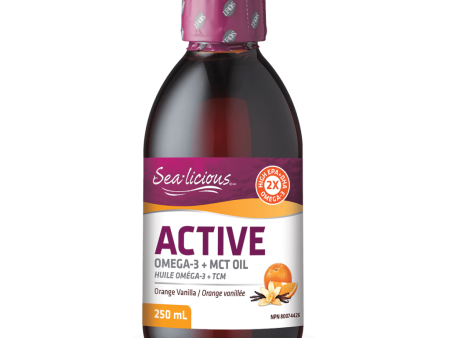 Active Omega-3 + MCT Oil, Orange Vanilla, Sea-licious Liquid on Sale