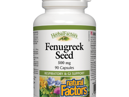 Fenugreek Seed 500 mg, HerbalFactors® Capsules Discount