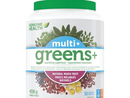 Genuine Health Greens+ Multivitamin, mixed fruit Supply