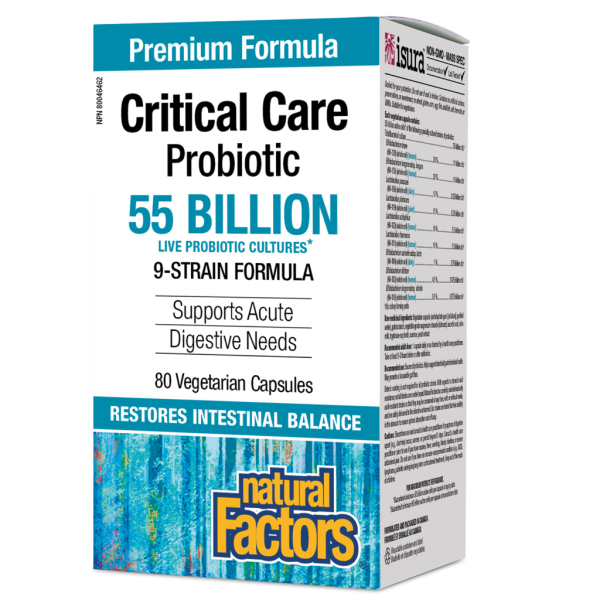 Critical Care Probiotic  55 Billion Live Probiotic Cultures Vegetarian Capsules Hot on Sale