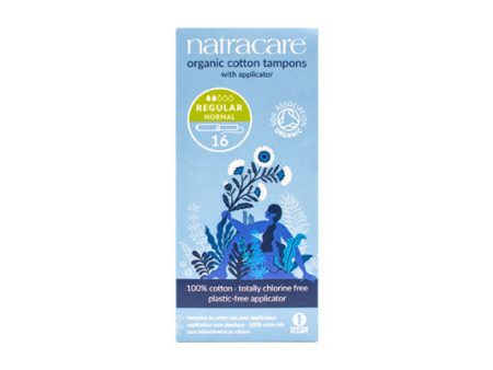 Natracare®  Regular Organic Cotton Tampons with Applicator For Discount