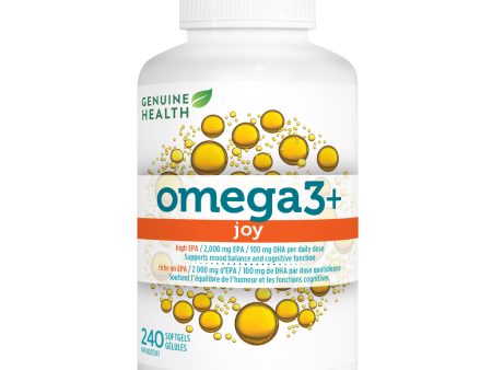 Genuine Health Omega 3+ Joy 2000 mg EPA, 100 mg DHA Fashion