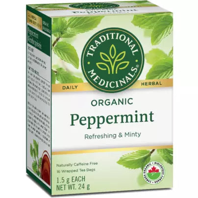 Traditional Medicinals® Organic Peppermint herbal tea Online