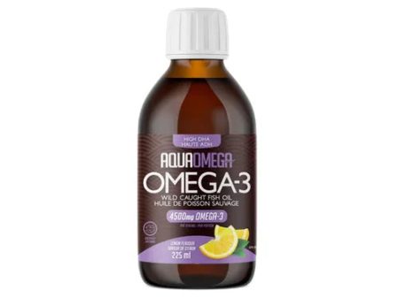 AquaOmega  5X Omega3, High DHA 4500 mg, Lemon Online Sale