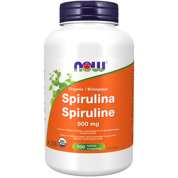 NOW® Supplements Organic Spirulina 500mg For Cheap