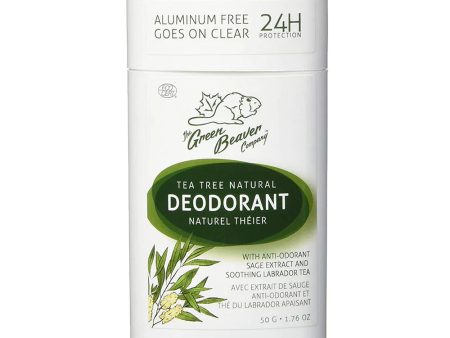 Natural deodorant stick, Tea tree, 50g Sale