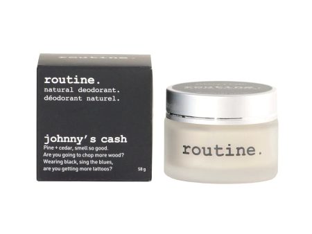 Routine Johnny s Cash, vegan natural deodorant cream Hot on Sale