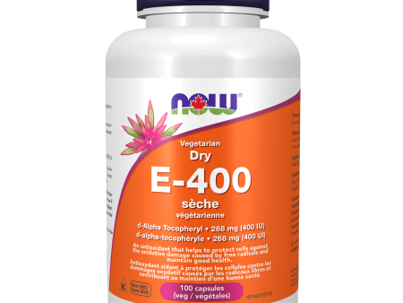 NOW® Supplements Vegetarian Dry E-400 IU Discount