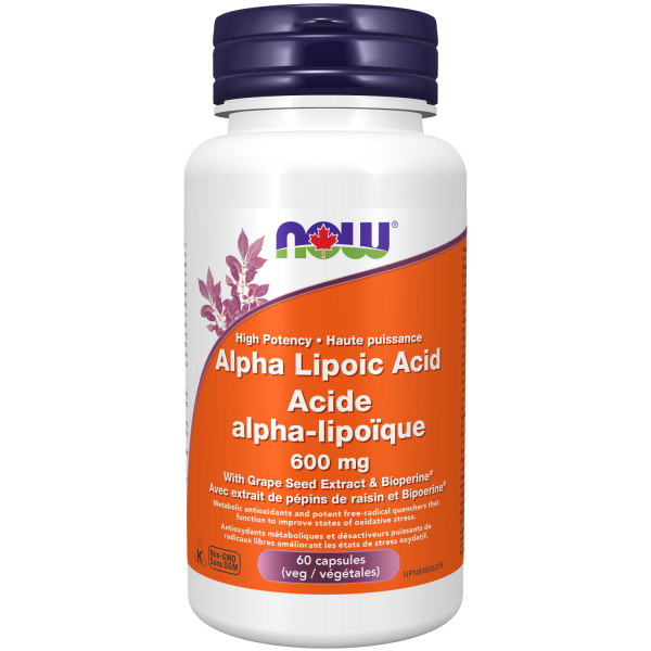 NOW® Supplements Alpha Lipoic Acid 600mg Online Sale