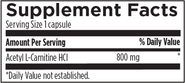 Acetyl-L-Carnitine 800 mg 90 caps For Cheap
