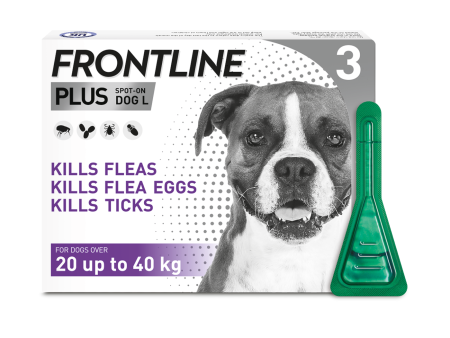 Frontline Plus for Large Dogs x3 For Sale