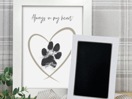 Oh So Precious Paw Print Ink Picture Frame Discount