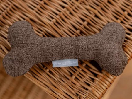 Bone Dog Toy In Inchmurrin Umber by Lords & Labradors Online now