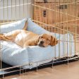 Cosy & Calming Puppy Crate Bed With Removable Covers In Inchmurrin Iceberg by Lords & Labradors Hot on Sale