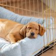 Cosy & Calming Puppy Crate Bed With Removable Covers In Inchmurrin Iceberg by Lords & Labradors Hot on Sale