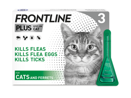 Frontline Plus for Cats x3 Online Hot Sale