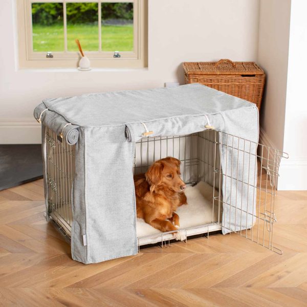 Dog Crate Cover In Inchmurrin Iceberg by Lords & Labradors Hot on Sale