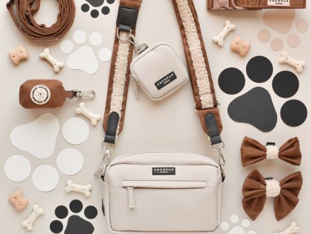 Cocopup Caramel Latte Dog Walking Bag Set on Sale