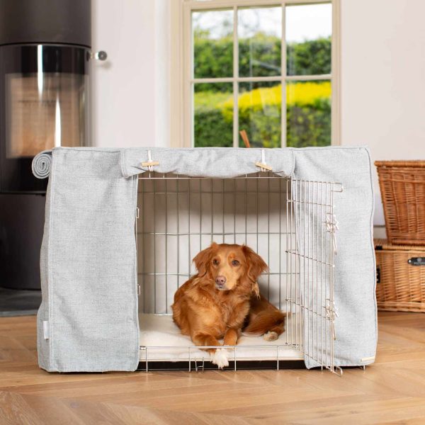 Dog Crate Cover In Inchmurrin Iceberg by Lords & Labradors Hot on Sale