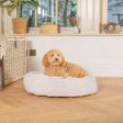 Donut Bed With Removable Covers in Light Grey Essentials Plush by Lords & Labradors Supply