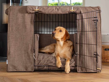 Dog Crate Set In Inchmurrin Umber by Lords & Labradors Cheap