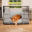 Dog Crate with Cushion & Bumper in Inchmurrin Iceberg by Lords & Labradors Supply